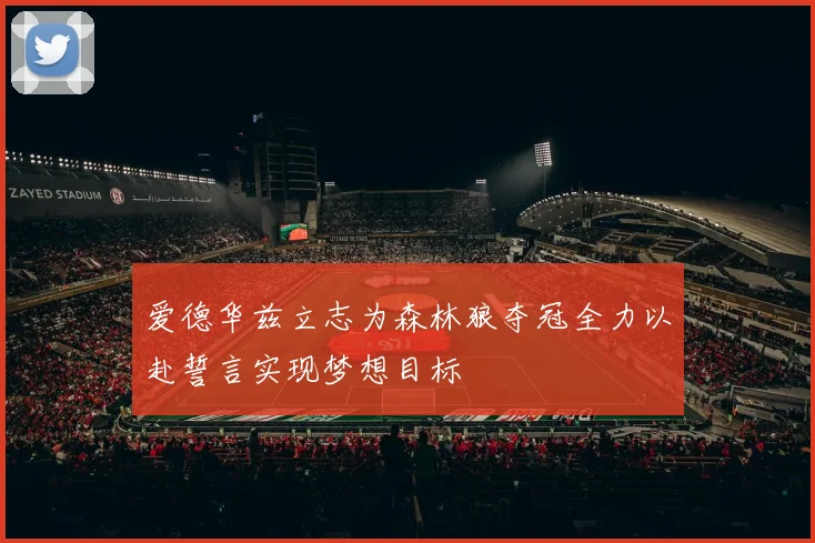 爱德华兹立志为森林狼夺冠全力以赴誓言实现梦想目标