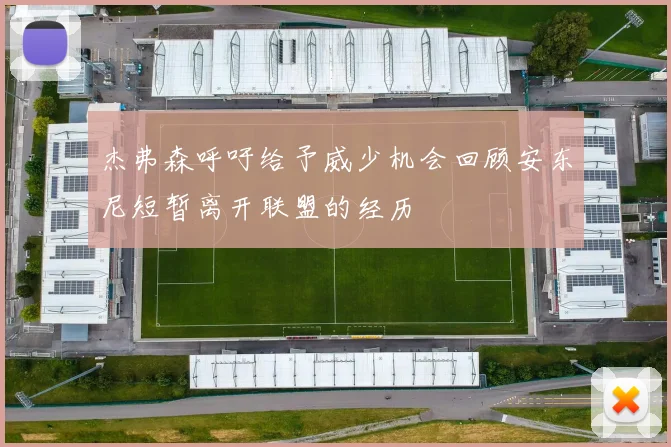 杰弗森呼吁给予威少机会回顾安东尼短暂离开联盟的经历